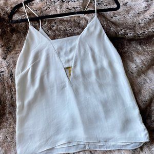 Ivory H&M Cut Out Cami Top Size 6